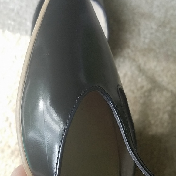 Boden T Bar Flats in Navy - Picture 6 of 8